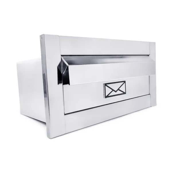 Caixa de Correio para Muro Inox Embutir Moderna
