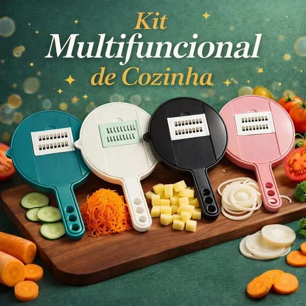 RALADOR DESCASCADOR CORTADOR FATIADOR DE LEGUMES VEGETAIS ALIMENTOS FRUTAS MULTIFUNCIONAL 12 EM 1