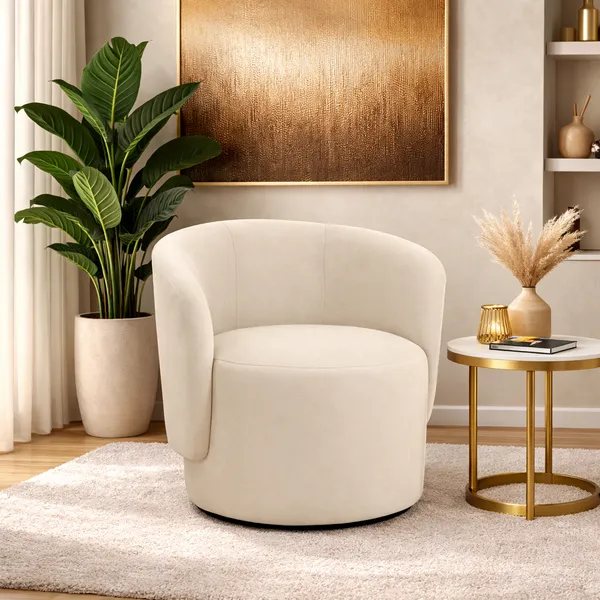 Poltrona Orgânica Vitória Deluxe Bouclé Imperial