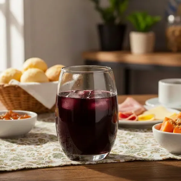 Jogo 6 Copos ​Aruba Vidro Fumê Luxo 465ml Cinza Nadir