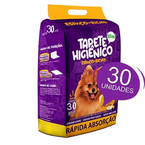 Tapete Higiênico Espaço de Bicho 60x60 c/30 Unidades( Envio Imediato )