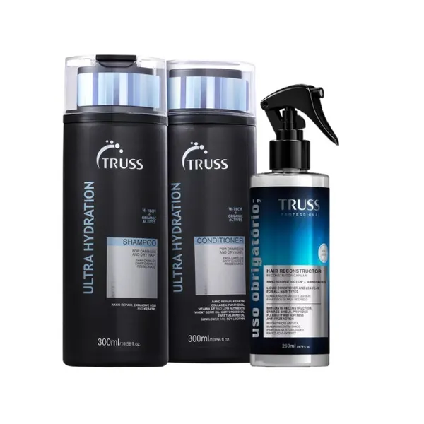 Kit Truss Ultra Hydration e Uso Obrigatório Spray 260ml