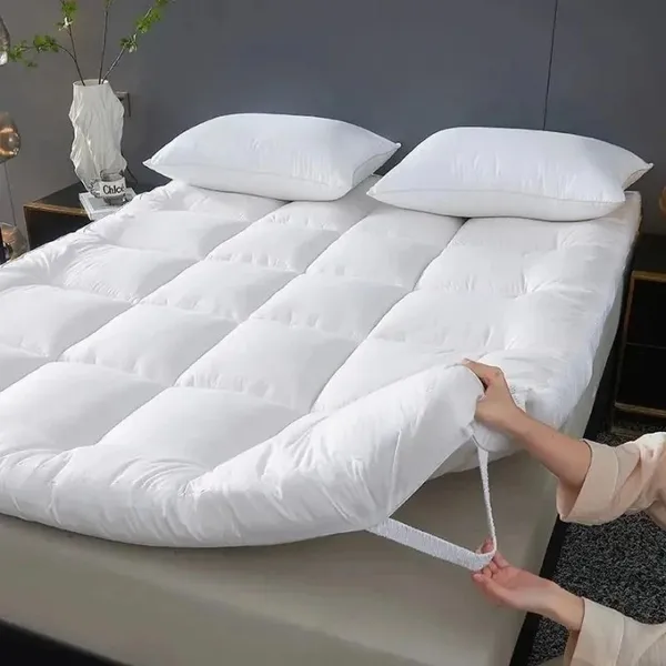 Pillow Top Protetor de Colchão 400 Fios Macio Solteiro Queen Casal