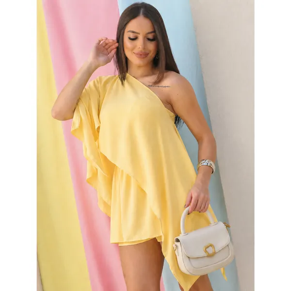 Conjunto Feminino 3 Peças Duna Short Saia Capa Boho e Top Confortável Dia a Dia