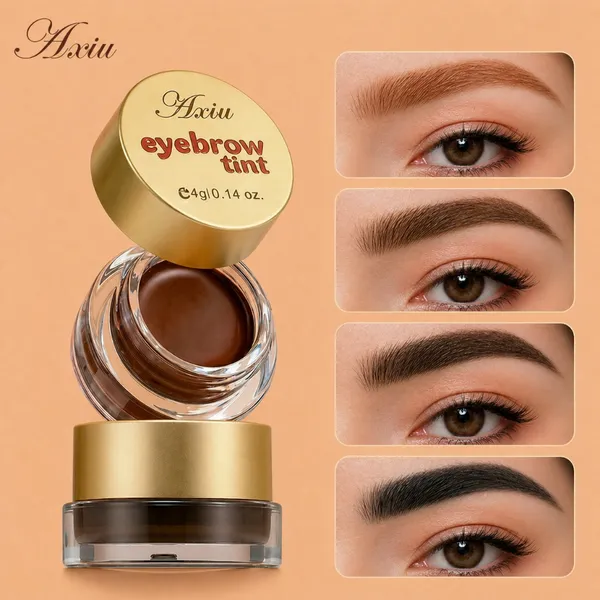 🌸AXIU-1🌸 Tintura Pomada para Sobrancelhas À Prova D'água À Prova de Suor Cor Natural