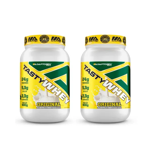 Kit 2 Tasty Whey Adaptogen 900g