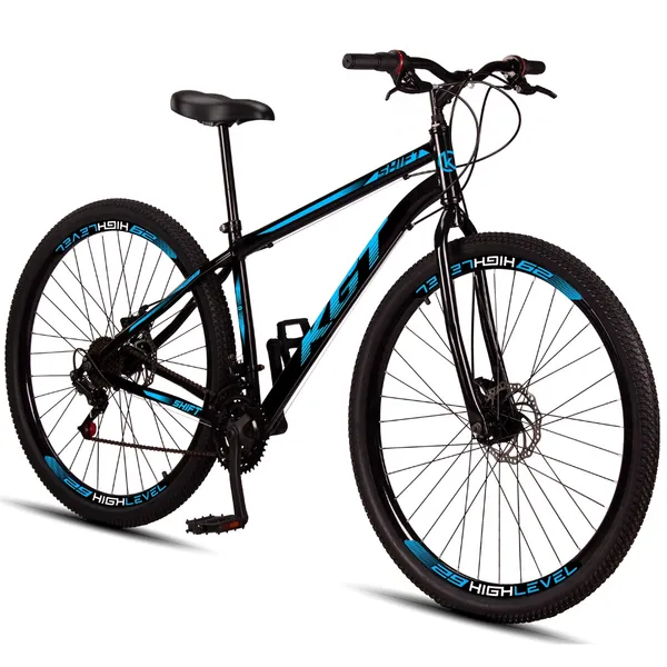 Bicicleta Aro 29 Aço Carbono KGT Shift Freios A Disco 21 Marchas