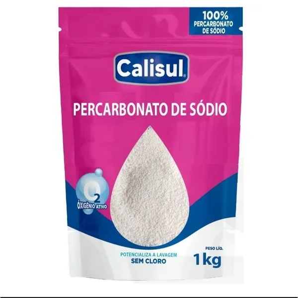 Percarbonato De Sódio Calisul Tira Manchas Oxigênio Ativo Alvejante Sem Cloro