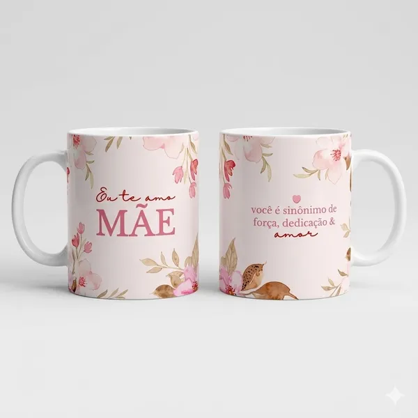 Caneca Presente Dia Das Mães Personalizada Diversos Modelos Cerâmica 325ml