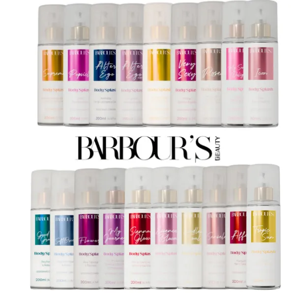 Body Splash My Sweet Delight Barbour's Beauty 200ml Fragrância Fresca Corporal Colônia