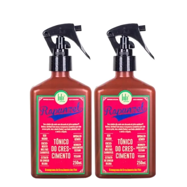 Kit Contém 2 Tônico Capilar Rapunzel Lola Cosmetics 250ml