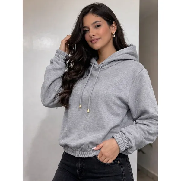 Moletom Feminino Canguru com Capuz – Conforto, Estilo e Qualidade Premium