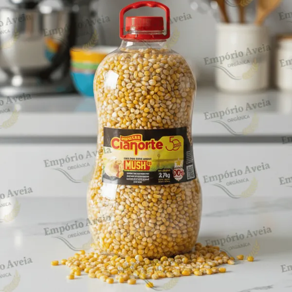 Milho de Pipoca Mush 90% Tipo Mushroom CIANORTE 2,7kg - 1unid.