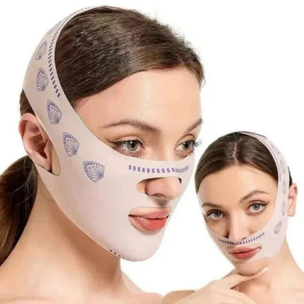 Faixa Modeladora Facial Antiflacidez | Elimina Papada, Rugas, Queixo Duplo Lifting Facial