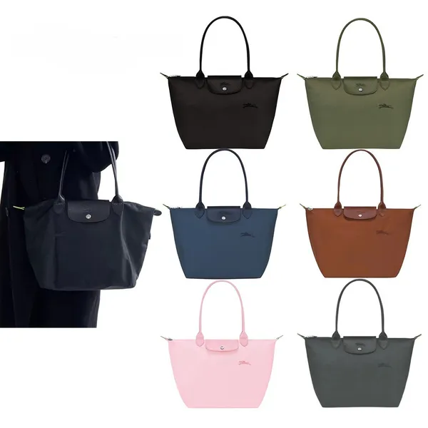 Série De Proteção Ambiental Sacola De Náilon Saco De Compras Bolinhos Bolsa De Ombro À Prova De Água Dobrável
