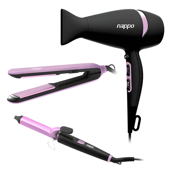 Secador Babyliss  E Prancha Alisadora Nappo 3 Em 1 60hz 1500w