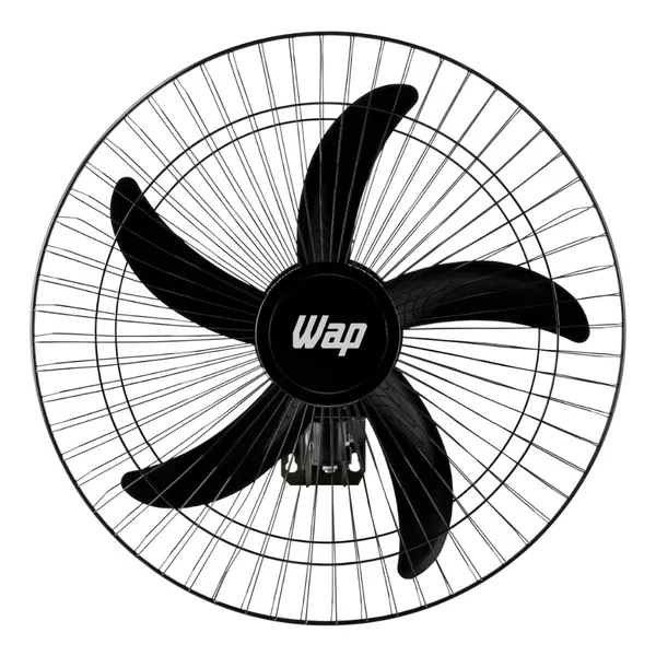 Ventilador de Parede WAP Rajada Pro 60 Turbo 5 pás Preto Bivolt