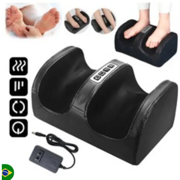 Massageador Elétrico De Pé Massagem Relaxante Terapêutica Anti Stress Premium