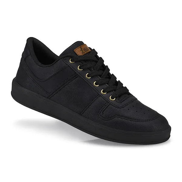 Tênis Branco Feminino Casual Confortável com Recortes Colorido Original Lóris 7802