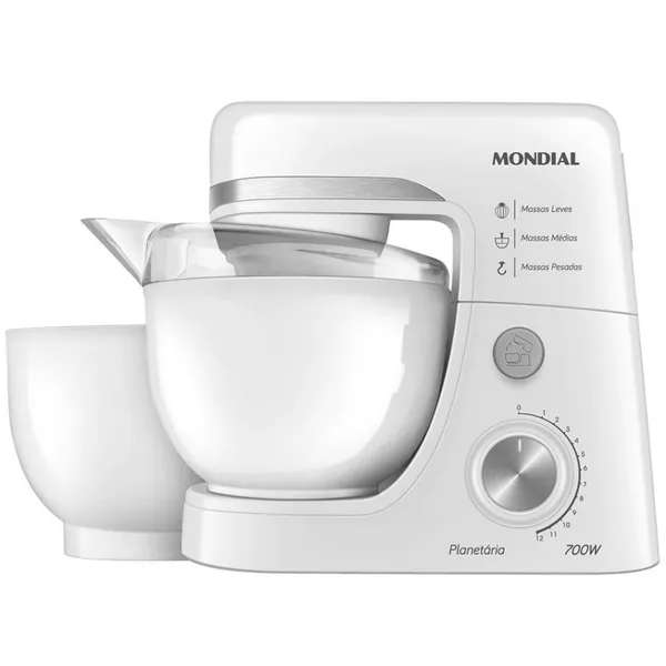Batedeira Planetária BP-03W-2B ​12 Velocidades 700W Mondial