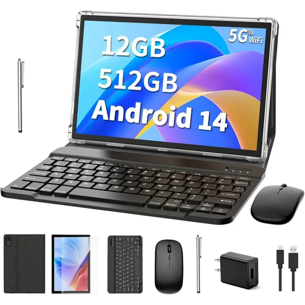 Tablet Bml A9 5g LTE Wi-Fi 512GB 12GB RAM Tela 10.1