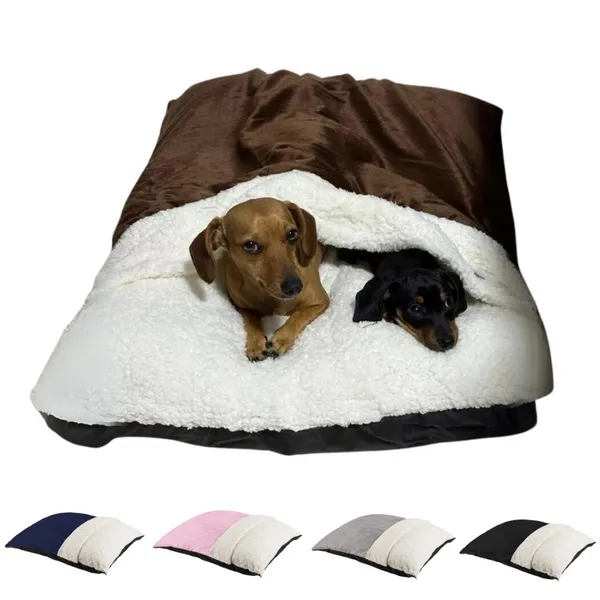 Caminha de Cachorro Cama Pet Saquinho de Dormir Para Gato Pele de Carneiro Canguru
