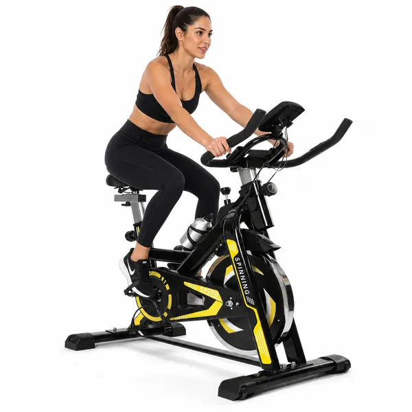 Bicicleta Bike Ergometrica Spinning Com Roda De Inércia Fitness Profissional e Treino Esportivo