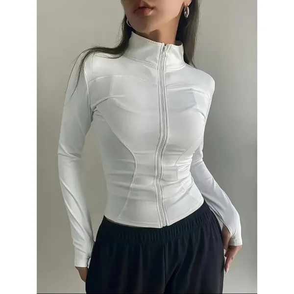 blusa manga longa gola alta academia suplex dia a dia inverno moda 2026