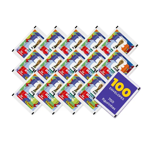 100 Envelopes (700 Figurinhas) Copa do Mundo 2026 - Oficial Panini