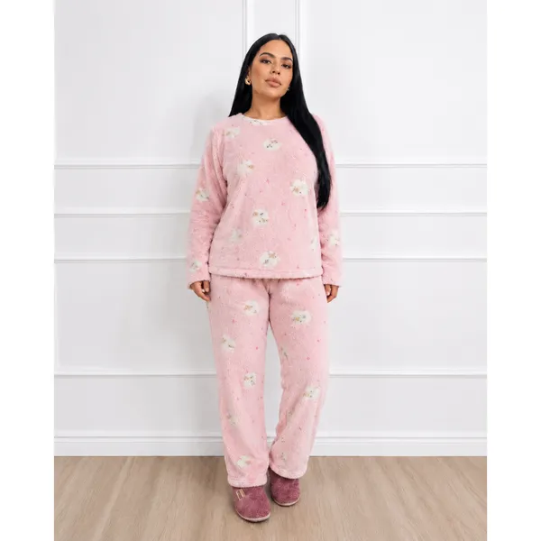 Pijama Feminino Inverno Ultra Soft Estampas Variadas