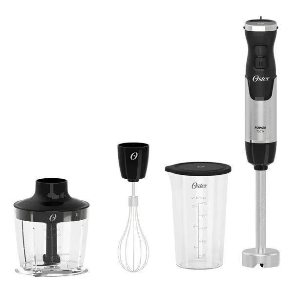 Mixer Oster OMIX570 750W 127V Inox – Velocidades Ajustáveis + Função Turbo + Copo 750ml