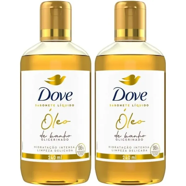KIT C/ 2 ÓLEO DE BANHO DOVE 240ML