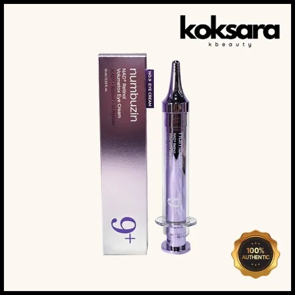 NUMBUZIN No. 9 NAD+ Retinol Volumetox Shot Creme Para os Olhos 10ml/1ml