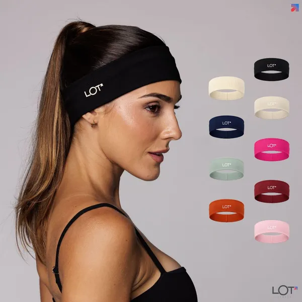 Faixa de Cabelo Headband Elástica Esportiva Academia Poliamida Coleção Duo