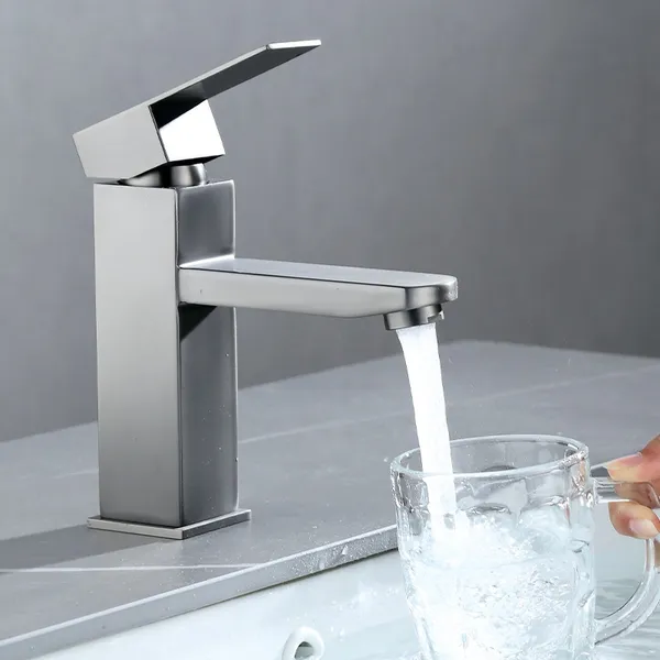 Banheiro Inox Monocomando Moderna Abs Luxo 1/4 De Volta Cromo Premium Torneira Banheiro Inox