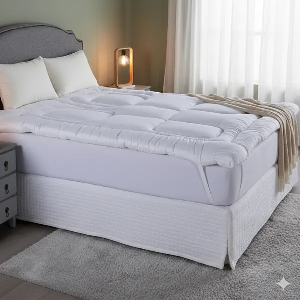 Pillow Top Protetor de Colchão 400 Fios Macio Solteiro Queen Casal- PREMIUM