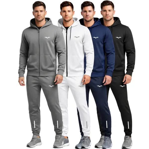 Conjunto Jaqueta e Calça Jogger Masculina Inverno Frio
