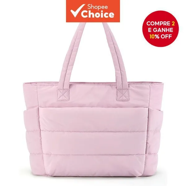 Bolsa leve e impermeável de 15,6 polegadas para laptop, feminina | Multi-compartimentos, uso