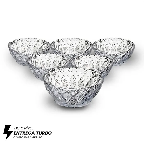 Tigelas de Vidro 150ml – Kit 6 a 24 Peças para Sobremesa, Molhos e Petiscos
