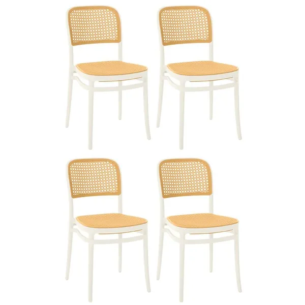 Kit 4 Cadeiras de Jantar Roma para Sala e Cozinha
