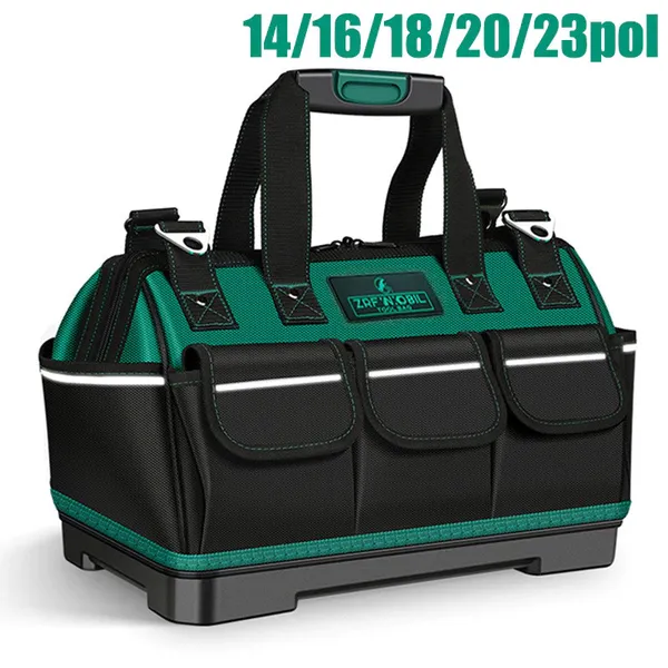 Bolsa/mala De Ferramentas Grande Reforçada Lona Profissional 14 A 23 Pol Para Marcenaria,worker Uso