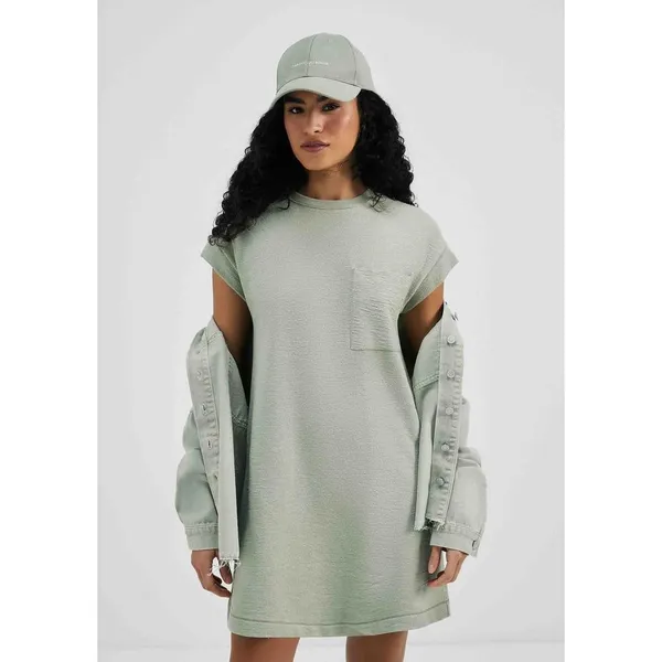 Vestido Básico Curto Texturizado Com Bolso Hering