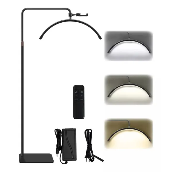 Luminaria Meia Lua Estetica Mesa 3 Tons Ajustavel Salao Beleza Limpeza De Pele