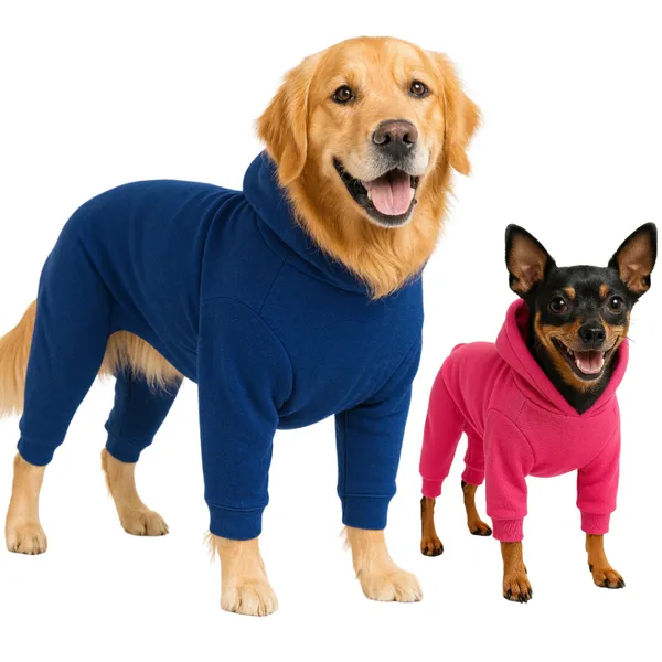 Roupa de Inverno com Capuz para Cachorro