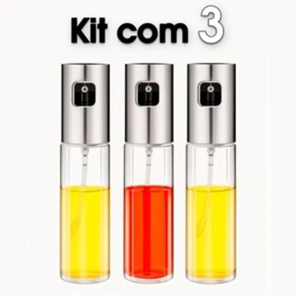 1/2/3 Peças Borrifador Azeite Pulverizador Premium Culinário Adequado Para Cozinhas 100ml Promoção