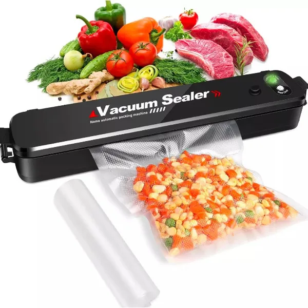 Máquina Seladora Embalagem A Vácuo Portátil Alimentos 110V Elétrica Embala Conservação ​+ 10 Sacos