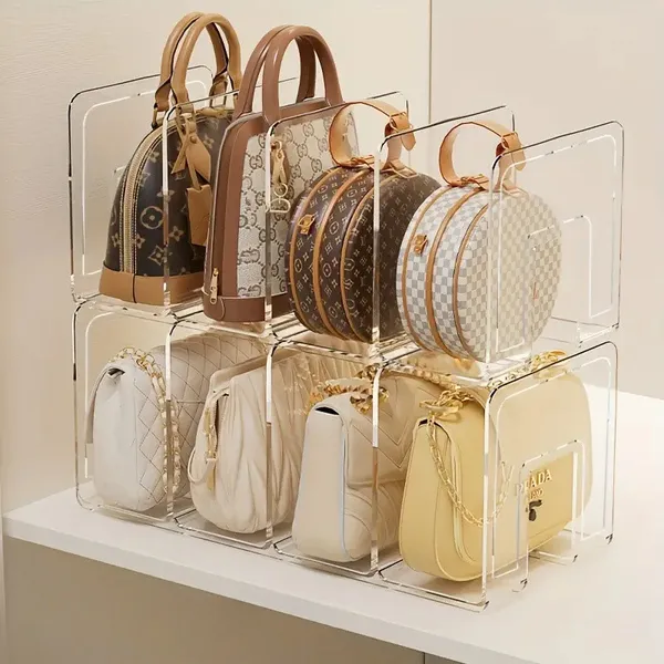 Organizador Acrilico Escritorio Estante Sala Multiuso Livros Bolsa Clutch Carteira Paramount