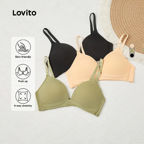 Sutiã push-up sem costura Lovito