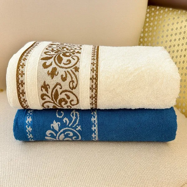 Kit 2 Toalhas de Banho Imperial 100% Algodão 75x130 cm