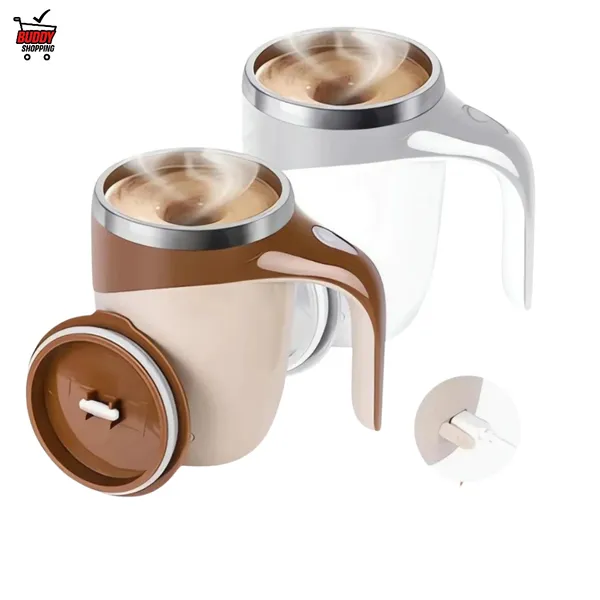 Caneca Misturadora automática elétrica USB bateria recarregável mixer
